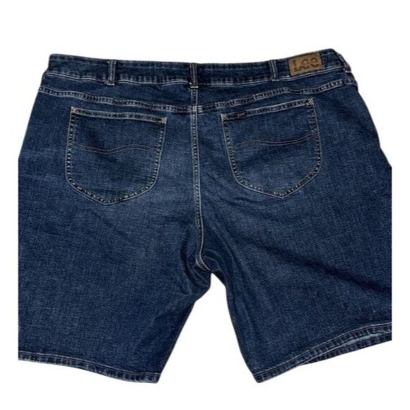 Lee Womens Bermuda Mid Rise Regular Fit Jean Shorts 26W - Picture 5 of 8
